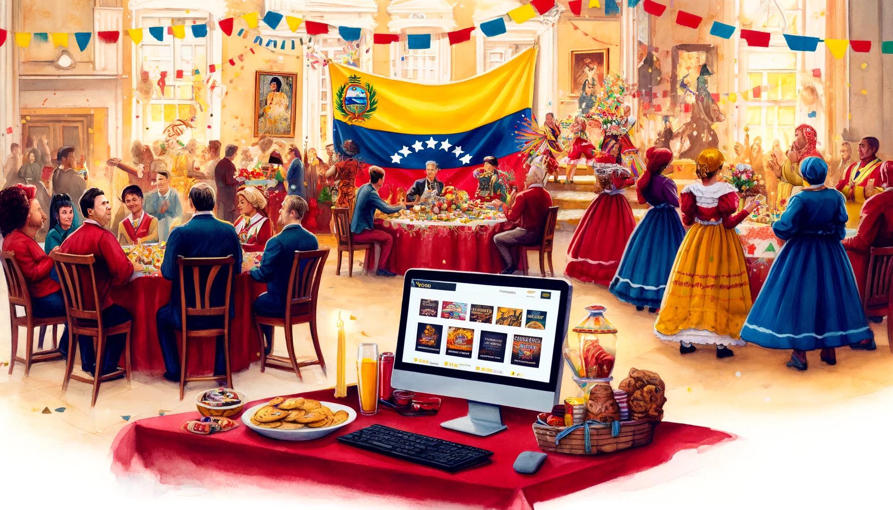 Prazos e entretenimento: Celebre as tradições venezuelanas e ganhe com Vavada